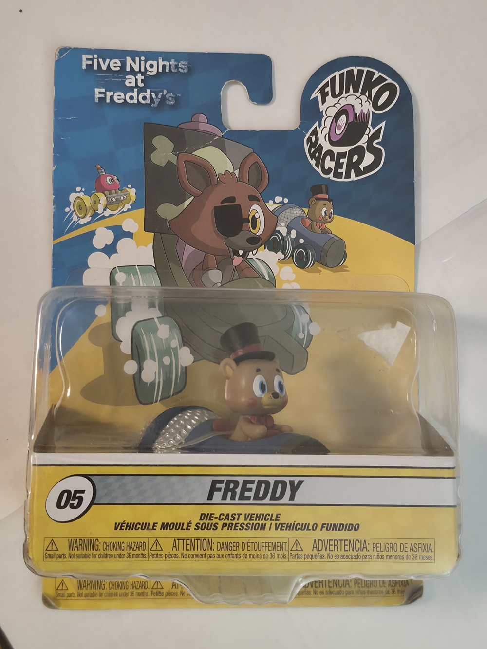 Funko Racers Five Nights At Freddy's Freddy #05 Diecast Car FNAF Brand New